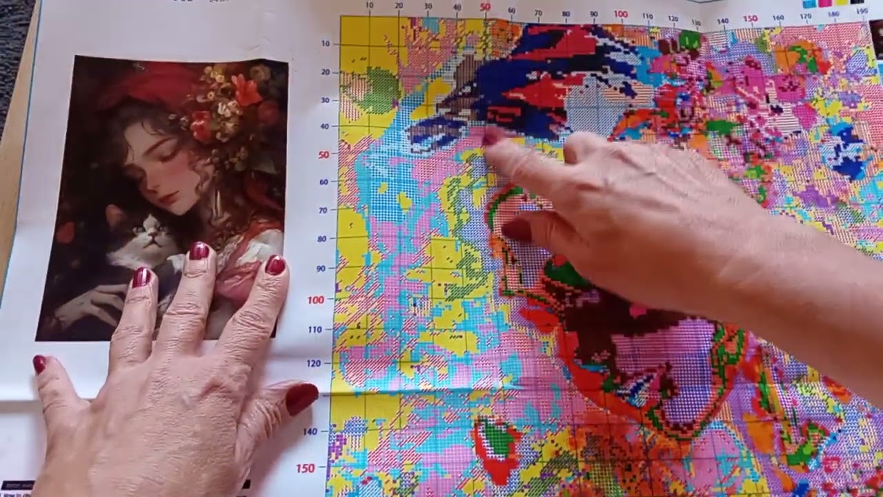 Présentation de 2 magnifiques toiles #pointdecroix #crossstitch en partenariat ( 4) avec  #FGOBY;