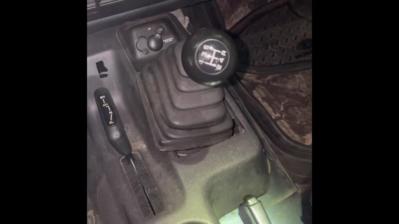 Jeep Wrangler TJ - Manual Shifter/Center Console Removal - YouTube