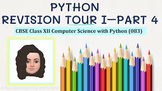 Python Revision Tour - Part 4 - Data Types