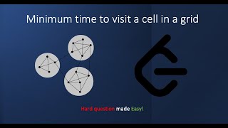 Minimum time to visit a cell in a grid | Leetcode | 2577