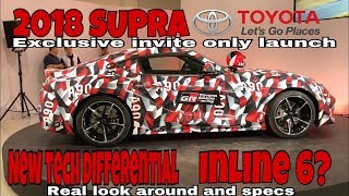 New Toyota Supra MK5 World Launch Specs and walk round