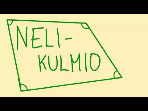 Video: Mikä nelikulmiosta on säännöllinen nelikulmio?