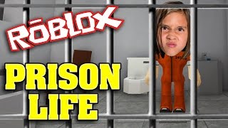 LOCKED UP!!! JIllian plays ROBLOX: PRISON LIFE! screenshot 4
