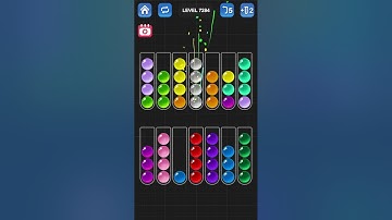 Ball Sort Puzzle by Guru Game: Levels 7281, 7282, 7283, 7284, 7285