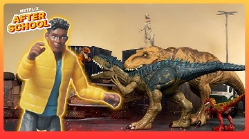 Dinosaur Toy Play SHOWDOWN 💥 Jurassic World: Chaos Theory Compilation | Netflix Family