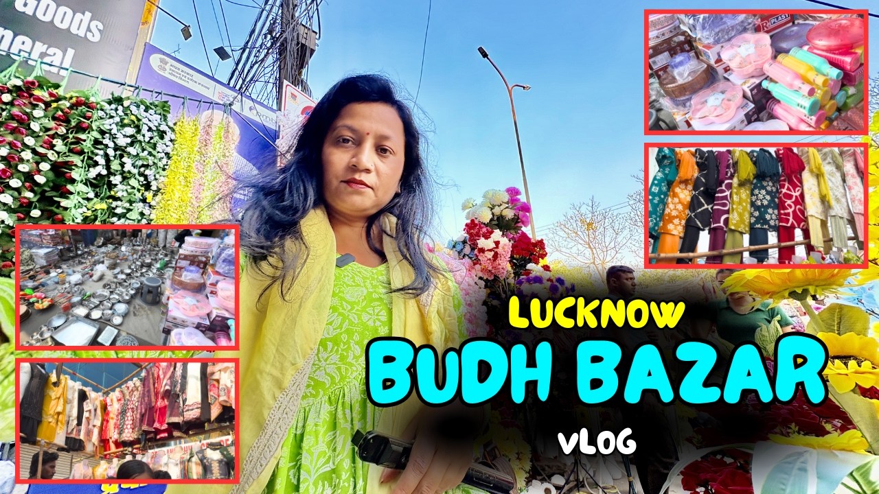 Lucknow Buddha Bazaar Holi Shopping Vlog 2026 🛍️🎨 | Budget Holi Shopping in Lucknow | Market Tour