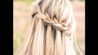How to do a Waterfall braid + How to Finish it