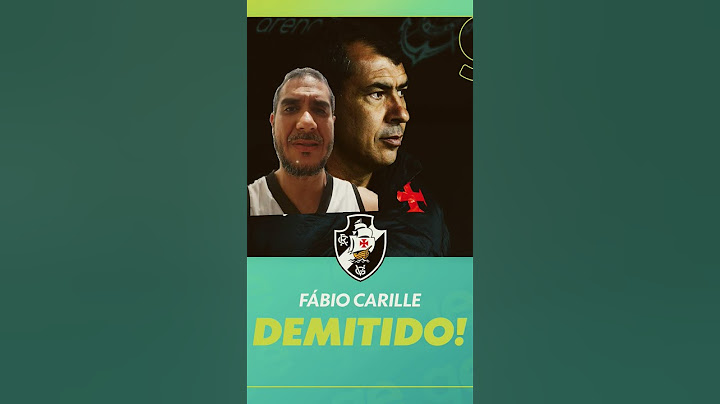 🚨DEMITIDO! FÁBIO CARILLE NÃO É MAIS TÉCNICO DO VASCO DA GAMA APÓS DERROTA PARA CRUZEIRO