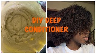 DIY  | Banana &amp; Avocado Deep Conditioner