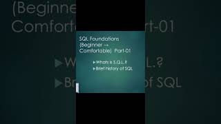 Sql Beginner - Comfortable #sql #database #relationaldatabases #datasciencebasics