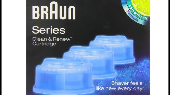 3pk Braun Clean & Renew System Cartridges Refills CCR3 Series 3 5