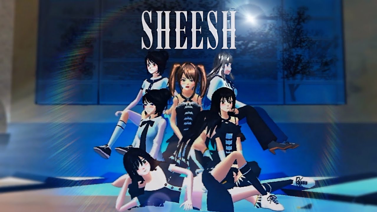 BABYMONSTER - M/V 'SHEESH'                                 SAKURA SCHOOL SIMULATOR ver.