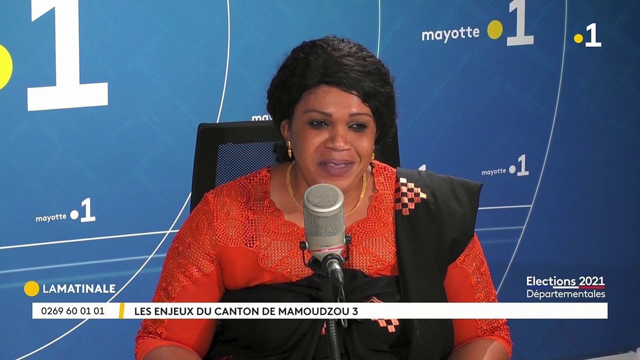 Anrabiya Saïd Ali présente sa candidature aux côtés de Mahamoud Bacar dans le canton de Mamoudzou3.