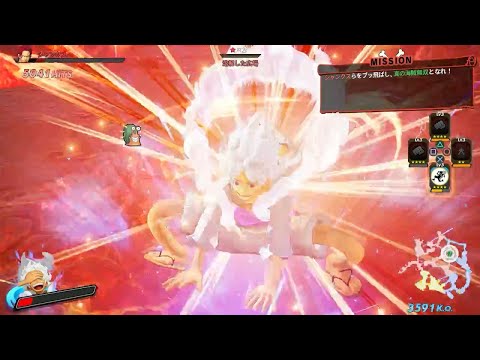 【海賊無双4】最強まで強化したギア5ニカで真の海賊無双をクリアしていく!【ONE PIECE Pirate Warriors 4】