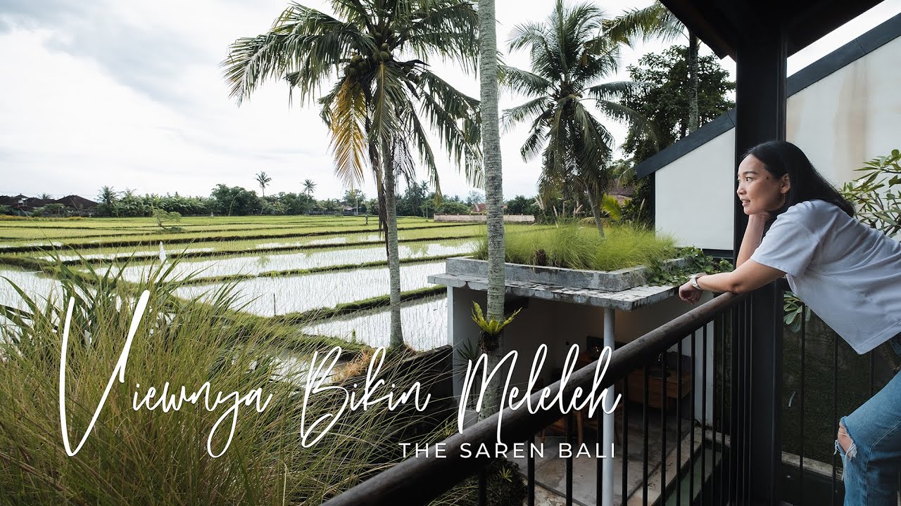 REVIEW VILLA BALI VIEW NYA BIKIN MELELEH BANGET | The Saren Bali | Villa tour Bali