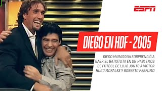 ¡Joya imperdible! #Maradona en #HDF 2005 con #Batistuta, #Perfumo y Víctor Hugo - PROGRAMA COMPLETO