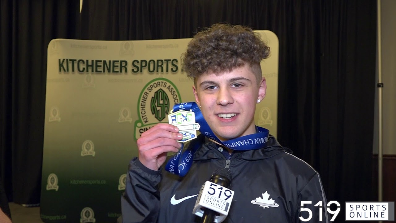 Local runners recognized by the Kitchener Sports Association YouTube