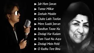 Golden Collection of Lata Mangeshkar \u0026 Shabbir Kumar   Evergreen Bollywood Songs#lata#sabbirkumar❤️