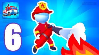 Fire idle: Fire truck games Gameplay Walkthrough Part 6 - Tutorial Extinguish The Fire (Android,iOS) screenshot 5