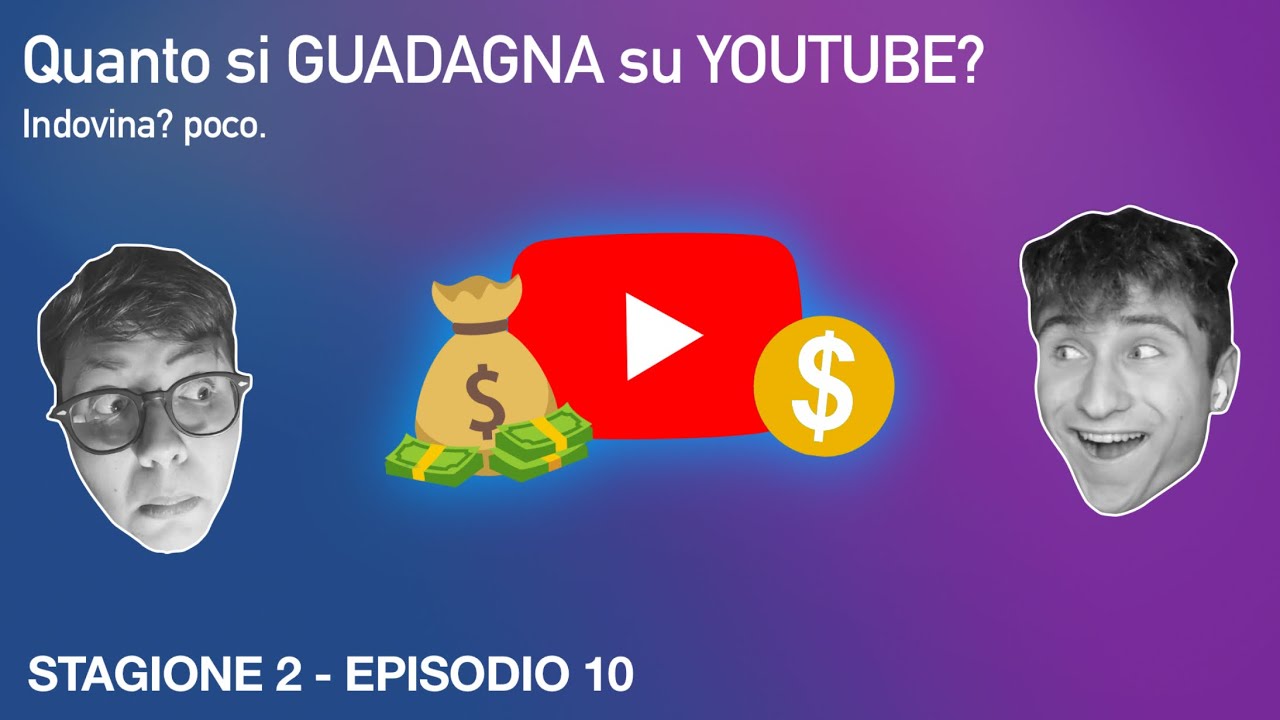 Quanto si GUADAGNA su YouTube? (spoiler: poco) - YouTube