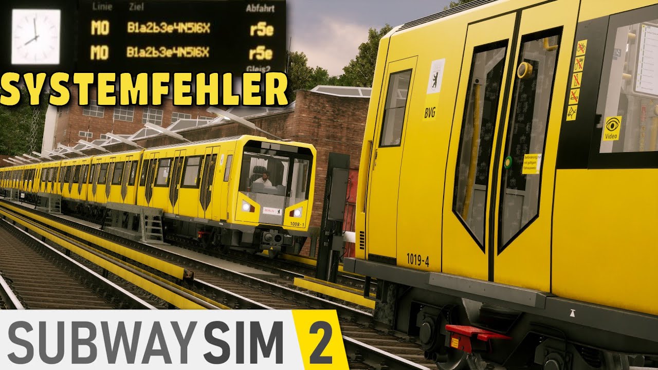 SUBWAY SIM 2 | Notbetrieb bei der Berliner U-Bahn | Systemfehler | U-Bahn Simulator