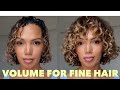 How To Get Fuller Looking Curls with Fine Hair ( scrunch the crunch, break the cast method )