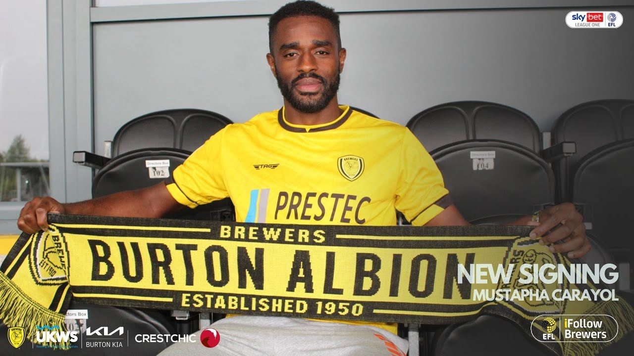 NEW SIGNING | Mustapha Carayol signs short-term contract with Burton Albion
