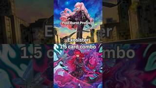 Exosister 1.5 card combo tutorial post Burst Protocol February 2026 TCG Yugioh