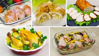 Сразу 5 РЕЦЕПТОВ из КУРИЦЫ на Новый Год / БЫСТРЫЕ и ВКУСНЫЕ праздничные рецепты / Новогоднее меню Сразу 5 РЕЦЕПТОВ из КУРИЦЫ на Новый Год / БЫСТРЫЕ и ВКУСНЫЕ праздничные рецепты / Новогоднее меню