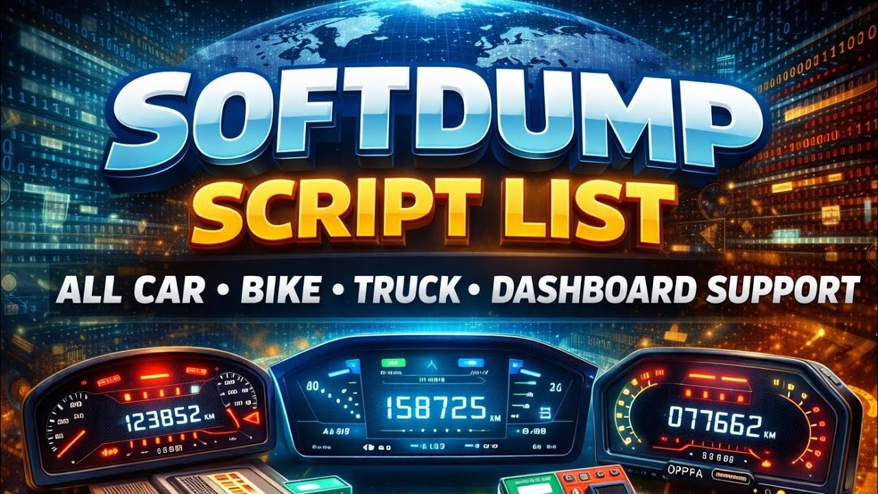 Softdump Full Script List 2026 | Complete Worldwide Odometer Script Collection