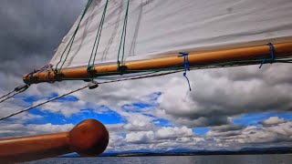 Download Lagu The first sail of the new year!  Ilur cruising dinghy. MP3