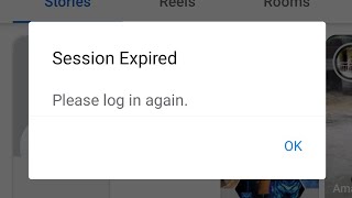 session expired please login again facebook