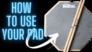 HOW TO USE YOUR PRACTICE PAD!