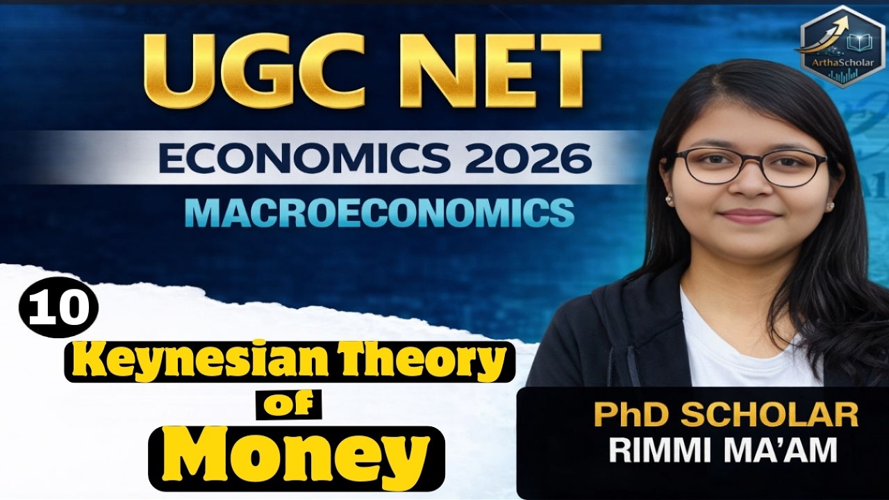 Keynes Theory of Demand for Money | Liquidity Preference Theory | UGC NET Economics | ArthaScholar