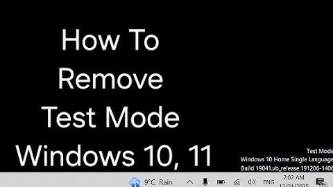 How To Remove Test Mode Windows 10, 11 / How to Fix Test Mode 100% For FREE No Software Required