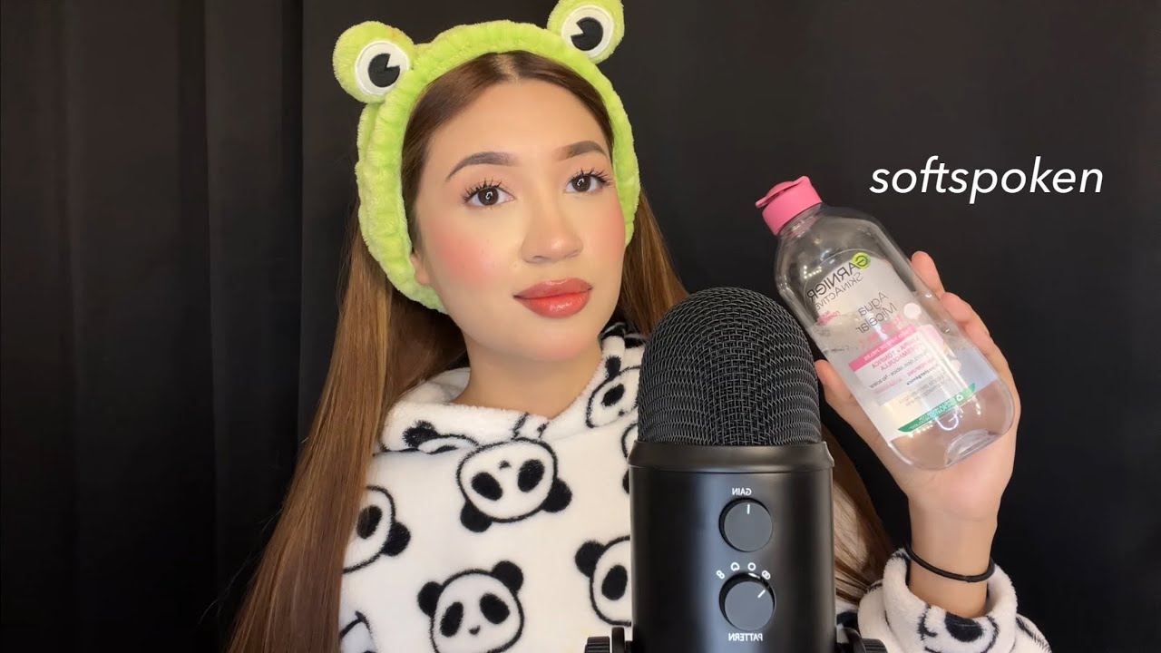 ASMR| Desmaquillate conmigo🐸🧴🫧
