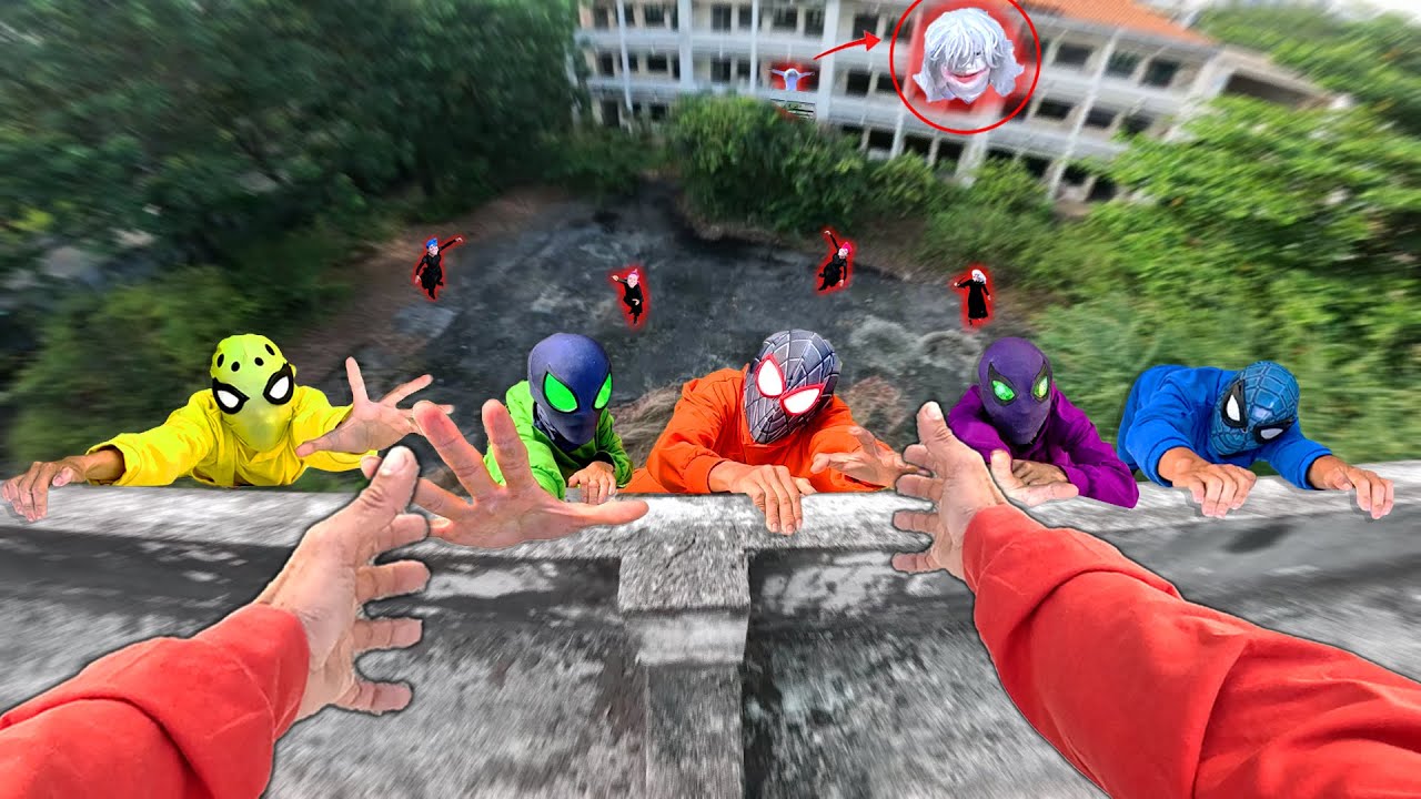 Pro 8 SpiderMan Escape From TEACHER SERBIAN Dancing in Abandoned School !! ( Scary POV )