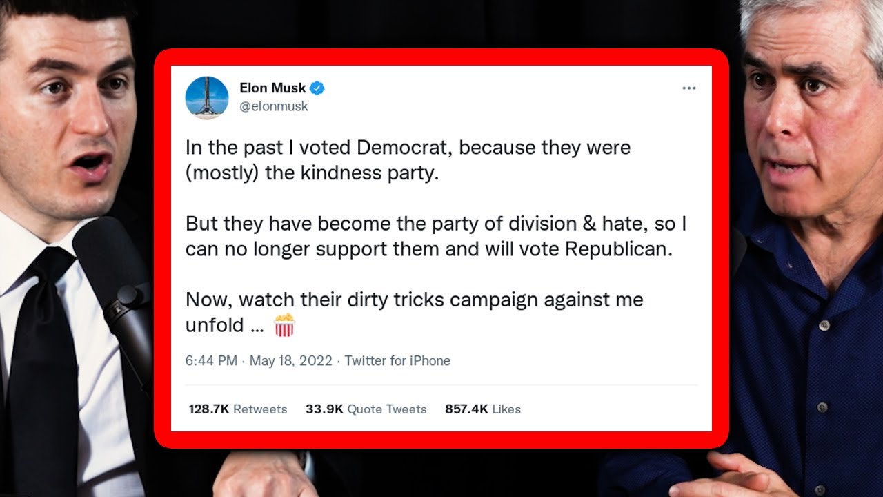 ⁣Why Elon Musk is voting Republican