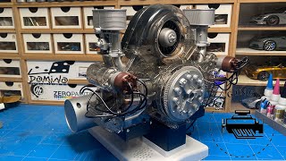 Building a 1:3rd scale Porsche 4 cilinder Boxer Display Engine