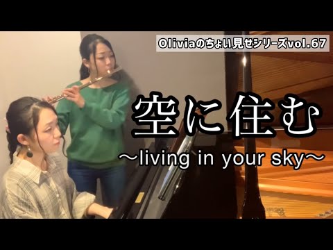 【歌詞付き】空に住む〜living in your sky〜三代目J SOUL BROTHERS【フルート】演奏してみた　Flute