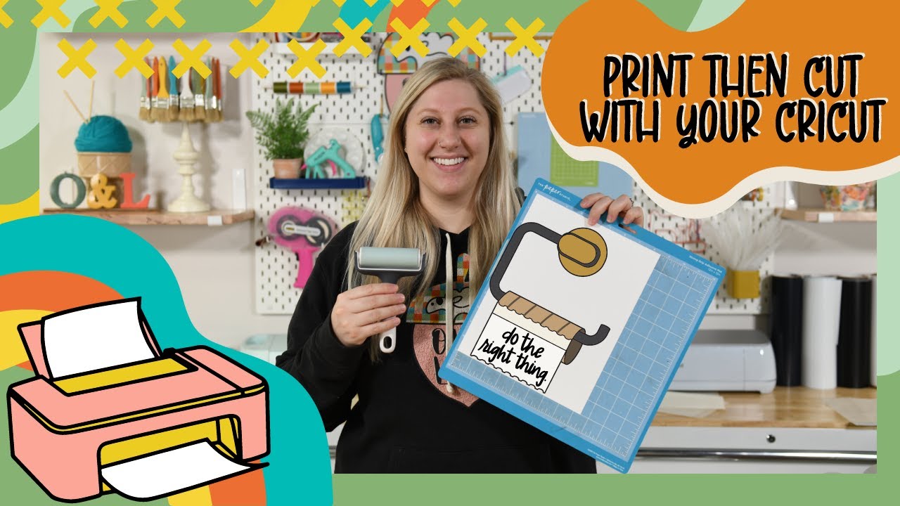 DETAILED* How to Print Then Cut with Your Cricut for Beginners