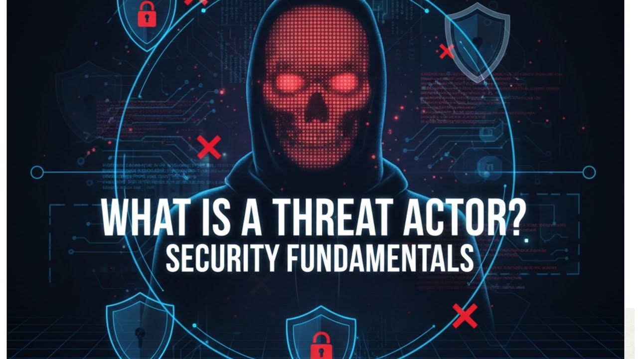 What Is a Threat Actor? | Security Fundamentals