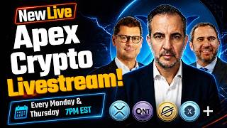 APEX CRYPTO LIVE STREAM (XRP, QNT, XLM, HBAR, XDC & More. DEMAND INCOMING)