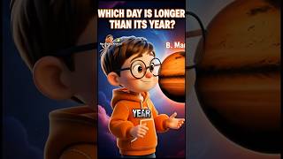 Knowledge Quiz : Which Planet Has a Day Longer Than a Year? 🚀  #knowledgequiz #spacequiz