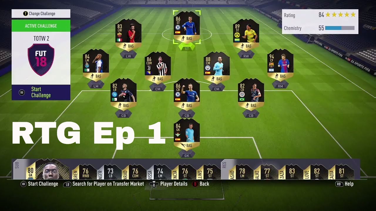 FIFA 18 Road to glory!!!! 