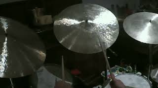 20 1682 g paper thin jazz ride cymbal - MATTIA BOURGIS CYMBALS