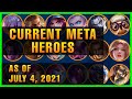 CURRENT META HEROES AS OF JULY 4, 2021 | SEASON 21 | MOBILE LEGENDS TIER LIST