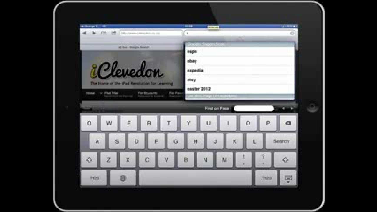 iPad keyboard tips - YouTube