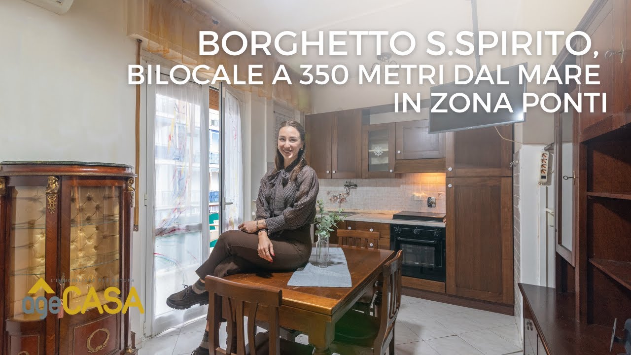 Bilocale vicino al mare in vendita a Borghetto Santo Spirito, Zona Ponti, Via Venezia 