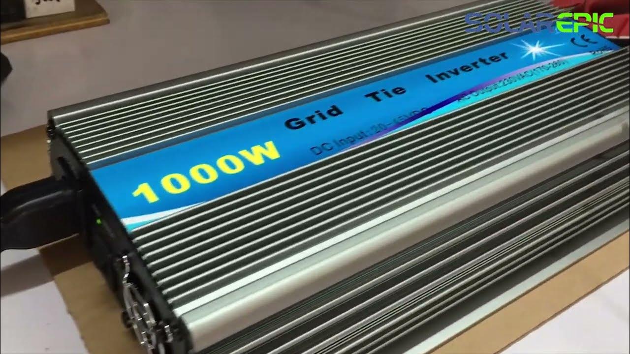 About 1000W Solar Grid Tie Inverter 110V or 220V MPPT Pure Sine